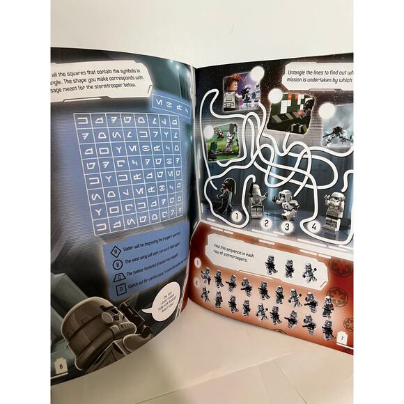 8 LEGO Doodle Activity Book Star Wars Storm Troopers Comic Story  Paperback 6+ - Picture 9 of 16